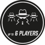 Icône silhouette de groupe indiquant un jeu de piste pour 2 à 6 joueurs à Berlin