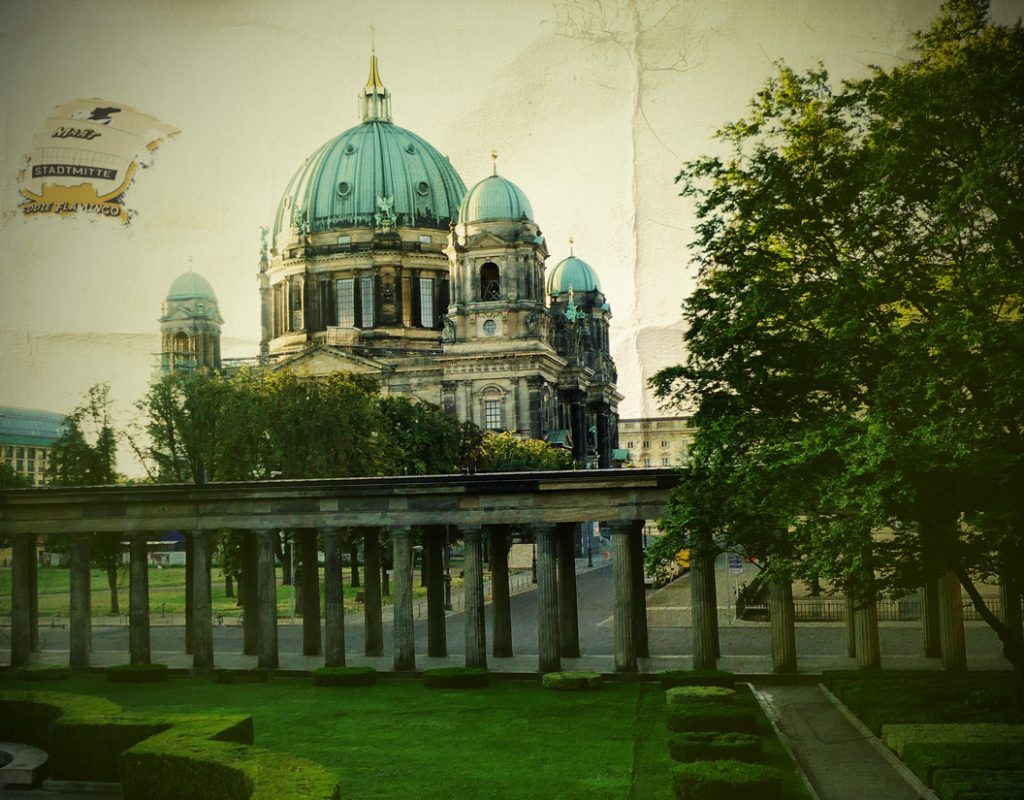 Photo du jeu de piste L'Affaire Néfertiti à Berlin, étape devant la cathédrale du Berliner Dom